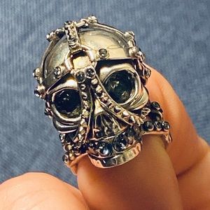 Alexander McQueen Harness Ring Sterling Vintage